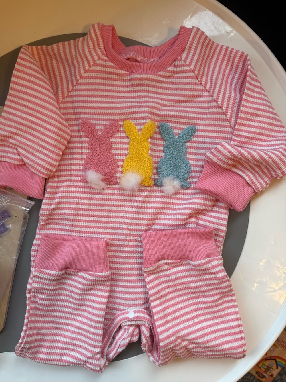 12-18 Month Girls Bunny Easter outfits (new)
